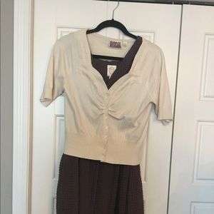 Anthropologie Rosie Niera cropped cardigan large